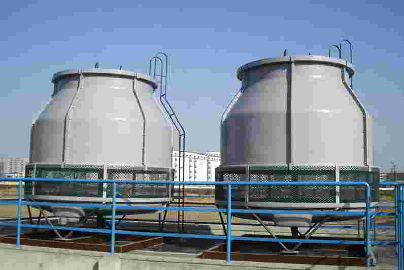 逆流圓形冷卻塔工作原理